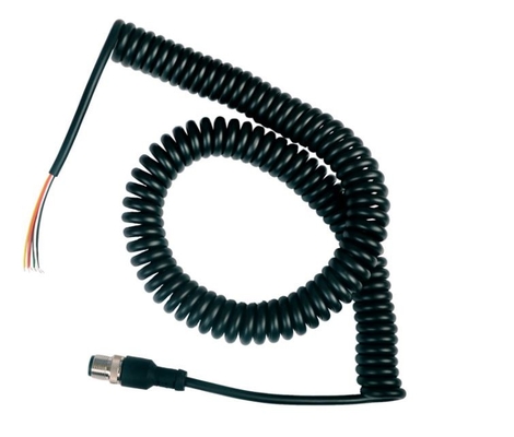 coninvers Stecker der Luftfahrt 8pin mit Frühlingskabel TPU 24AWG für Kabel der medizinischen Geräte