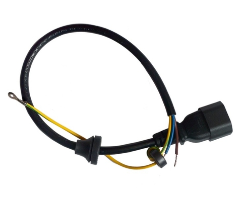 Kabel Stempels H05VV-F 3G0.75MM2 16A 250V Iecs 320 mit Erweiterungskabelschnüren des wasserdichten Steckermagnetringes abgespaltenen