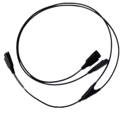 Verbindungsstück der Kopfhörerkabelkomponente 4PIN mit QD-Wohnung für Kopfhörerkopfhörersystem