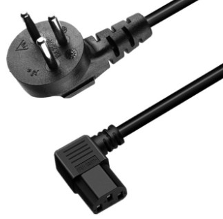 6ft Kabel-Kabelbaum, 3 Zinke Pin Ac Power Cord Cable für PC Tischrechner