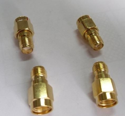 Überzogene SMA Koaxialstecker Rfs ISO-Gold mit einem 50 Ohm-Widerstand