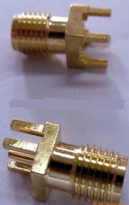 50 Ohm-Widerstand SMA Rf 4 Pin Socket With Gold Plated