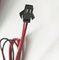 ULl2468 22AWGx2p Inspektion 2 Pin Connector Wire mit männlichem Verbindungsstück für geführten Streifen geführten Stangen-Lampen-Fahrer