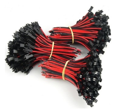 Mann zum weiblichen Kabel-Kabelbaum JST Inspektion 4P 14AWG 2.50mm, führte helles Verbindungsstück