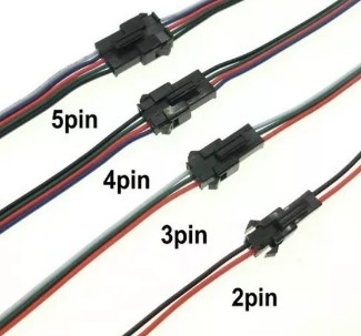 Mann zum weiblichen Kabel-Kabelbaum JST Inspektion 4P 14AWG 2.50mm, führte helles Verbindungsstück